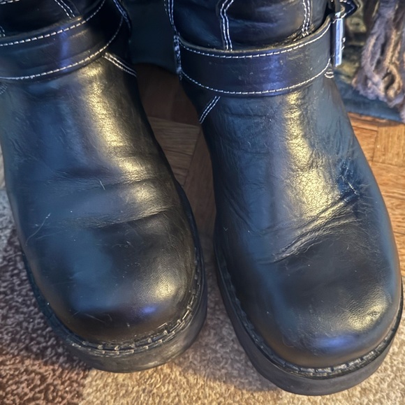 John Fluevog Black Bond Girl amazing boots - Picture 4 of 9